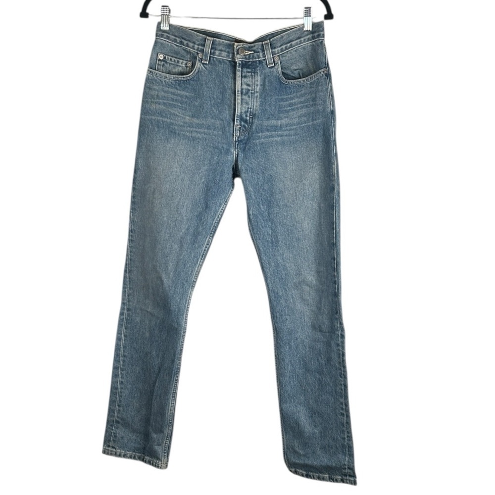 Banana Republic Men's Medium Wash Button Fly Straight Leg Jeans Size 30x32